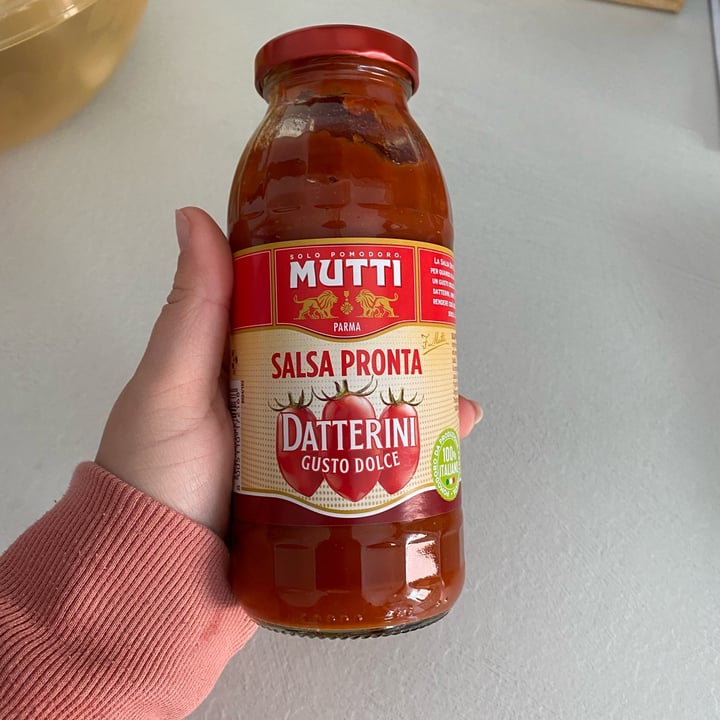 review photo of Mutti Salsa pronta datterini gusto dolce shared by @chiarasoave on 11 Apr 2022 - review