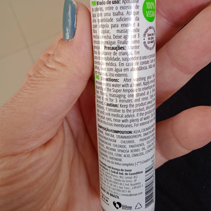 review photo of Inoar Super Ampola CicatriFios shared by @carolcherry on 13 Sep 2022 - review