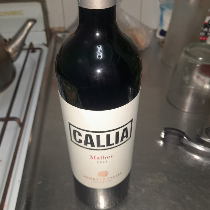 photo of Bodega Callia Vino Malbec shared by @nicolita on  29 Sep 2022 - review