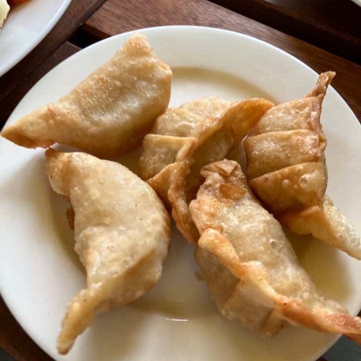 photo of IKEA Restaurant Plant based 'chicken' Gyoza shared by @fulfilling on  28 Oct 2022 - review