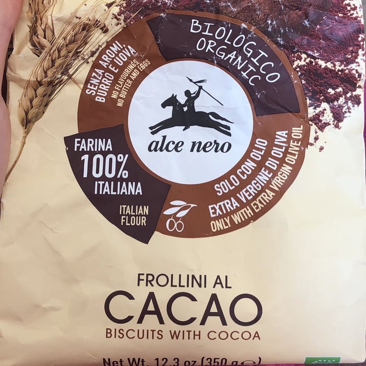 photo of Alce Nero Biscotti cacao shared by @vegbyme on  13 Nov 2021 - review