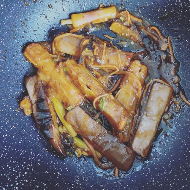 Foto do prato “Vegetarian Eggplant”