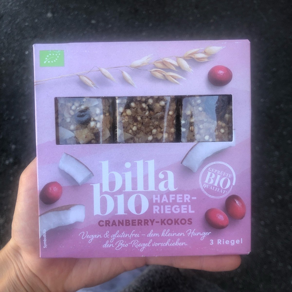 billa bio Haferriegel Cranberry-kokos Reviews | abillion