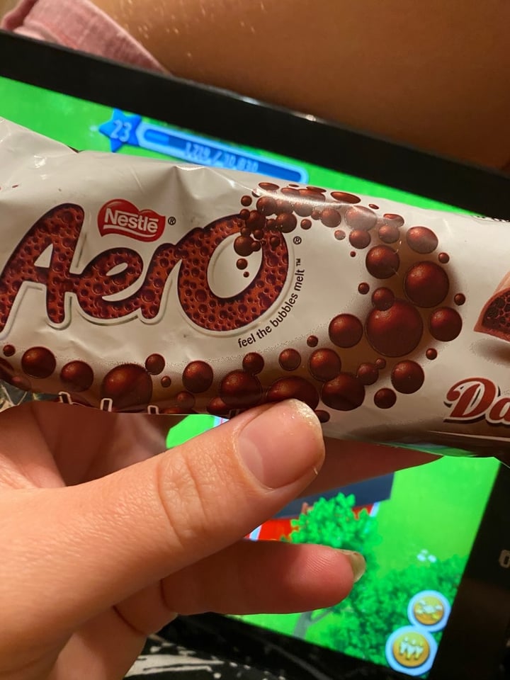 photo of Nestlé Aero Dark Chocolate shared by @mellederle1 on  24 Feb 2020 - review