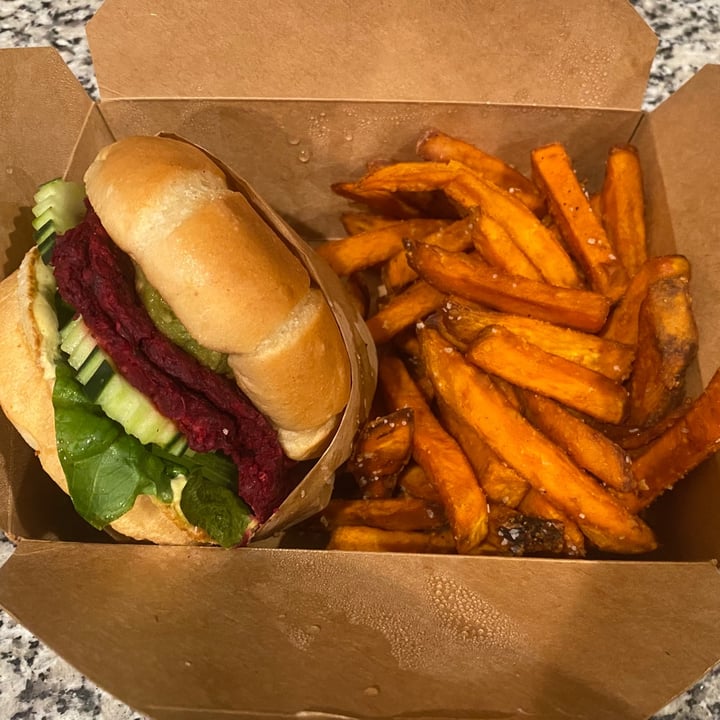 photo of Seed Shack Beet Burger shared by @kellerbie on  19 Apr 2021 - review