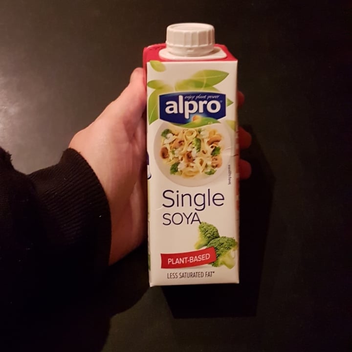 photo of Alpro Single Soya Cream Less Saturated Fat shared by @minis on  29 Mar 2021 - review