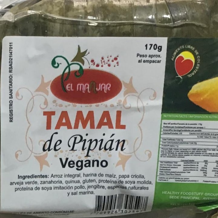 photo of El Manjar Tamal de Pipian shared by @vtopia on  26 May 2020 - review