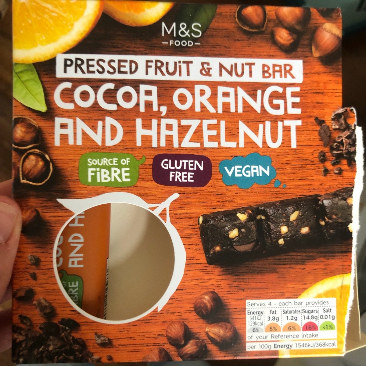 Marks & Spencer Food (M&S) Cocoa Orange And Hazelnut Pressed Fruit And