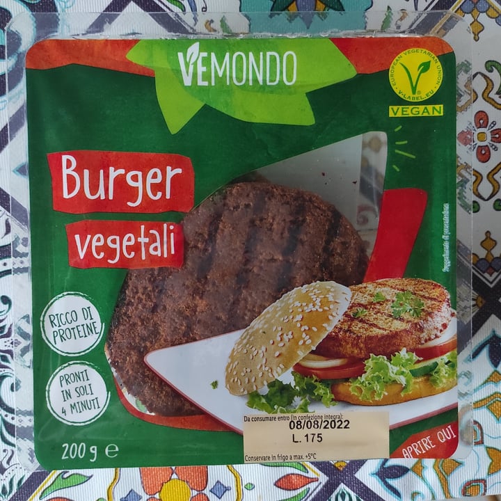 review photo of Vemondo Burger vegetali shared by @g26 on 22 Jul 2022 - review