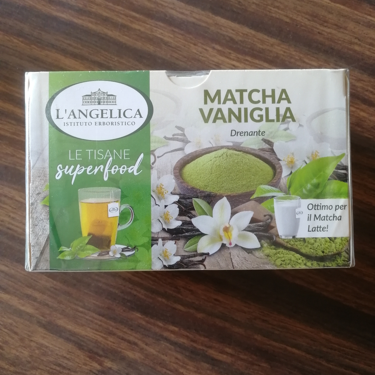 Tisana Matcha Vaniglia Drenante L'Angelica - Tisane Superfood