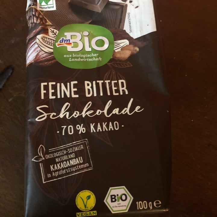 photo of dmBio feine bitter schokolade shared by @nasmix on  18 Oct 2021 - review
