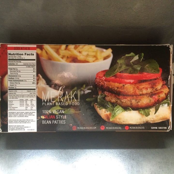 review photo of Meraki Godfather - Italian Style Bean Patties shared by @sammartingano on 19 Feb 2020 - review
