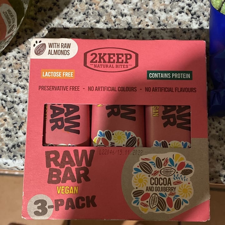 photo of 2keep Natural Bites RAW BAR shared by @rebigotta on  03 Apr 2022 - review