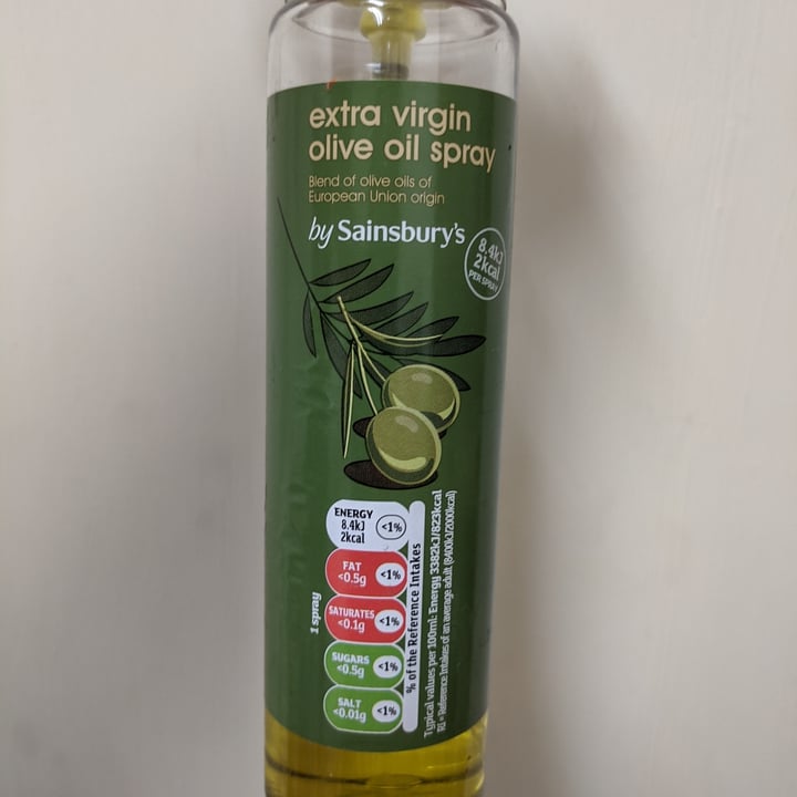photo of Sainsbury's Extra Virgin Olive Oil Spray shared by @kurtlubin on  09 Sep 2020 - review