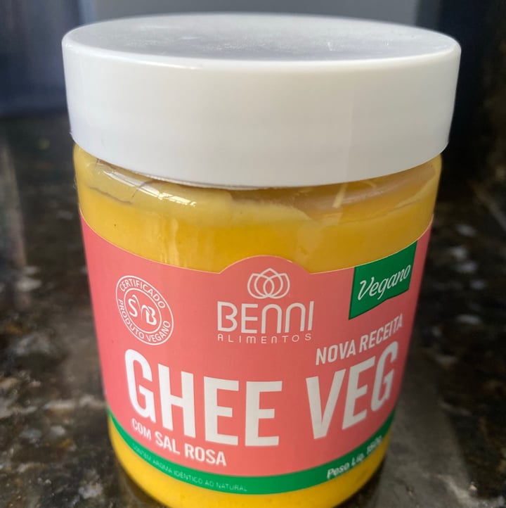 photo of Benni alimentos Ghee Veg Com Sal Rosa shared by @silviamarchi on  05 Jun 2022 - review