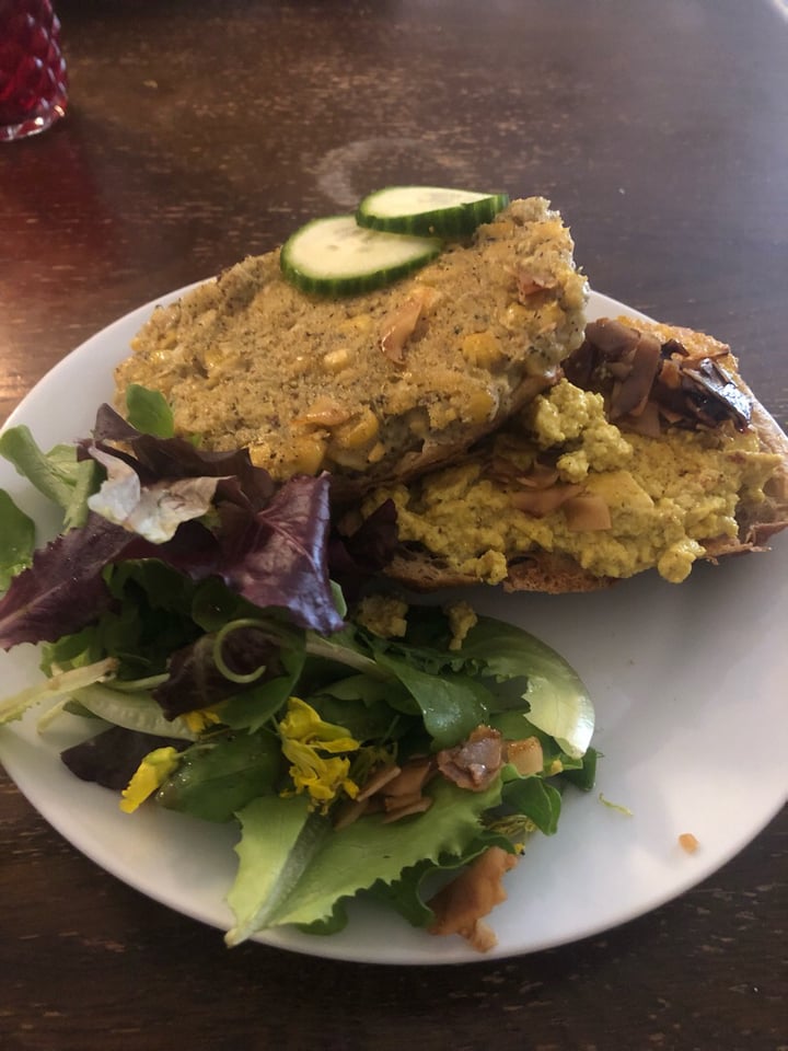 review photo of Kind Kitchen Chickpea Tuna open sourdough roll shared by @lorrainev on 05 Sep 2019 - review