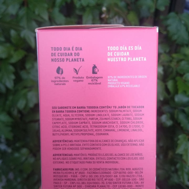 review photo of Natura Jabón de tocador Pimienta Y Frambuesa Roja shared by @flornijas on 04 Apr 2021 - review