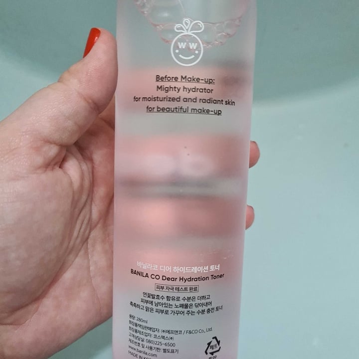 review photo of Banila Co dear Hydration toner shared by @renatacarneiro on 26 Apr 2022 - review
