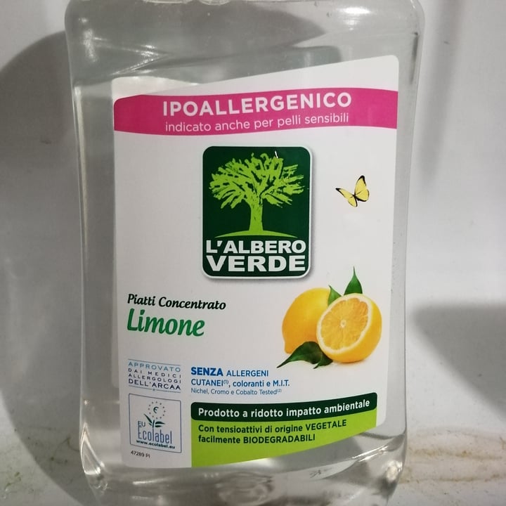 photo of L'Albero Verde Detersivo per piatti mini al limone shared by @futureveg on  09 May 2022 - review