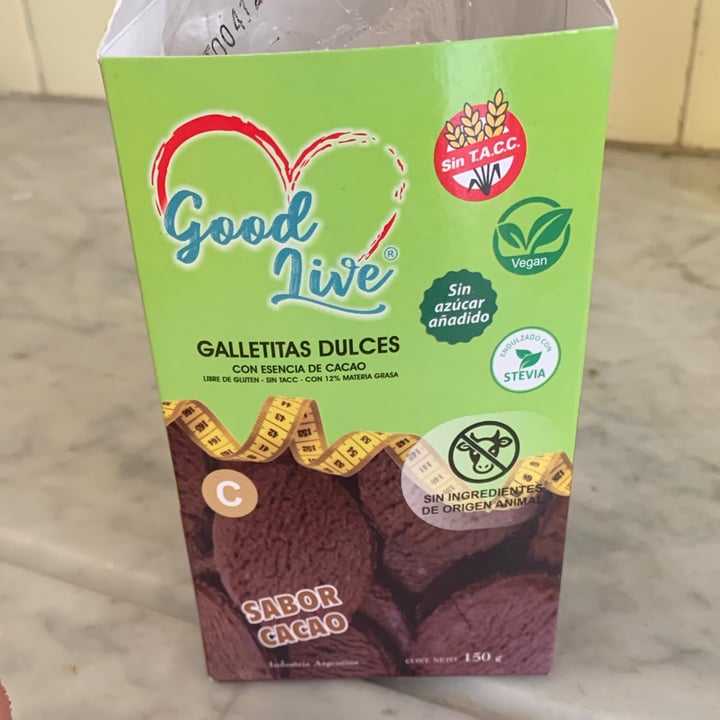 photo of Good live Galletitas de cacao shared by @jimealvela on  12 Nov 2021 - review