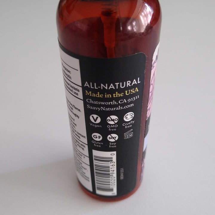 review photo of Savvy naturals Hand sanitizer shared by @biancavegan on 22 Nov 2021 - review