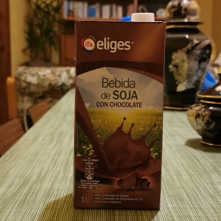photo of Ifa eliges Bebida de soja con chocolate shared by @milevegan on  14 Nov 2020 - review