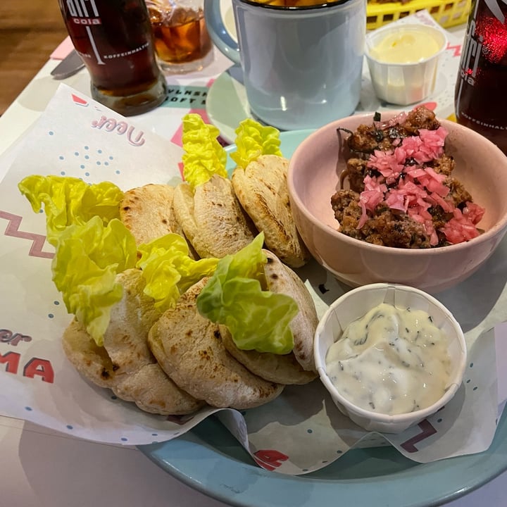 photo of Deer Mama Vegan Mylk & Burger Bar Kebab Pita shared by @smileypotato on  09 Jun 2022 - review