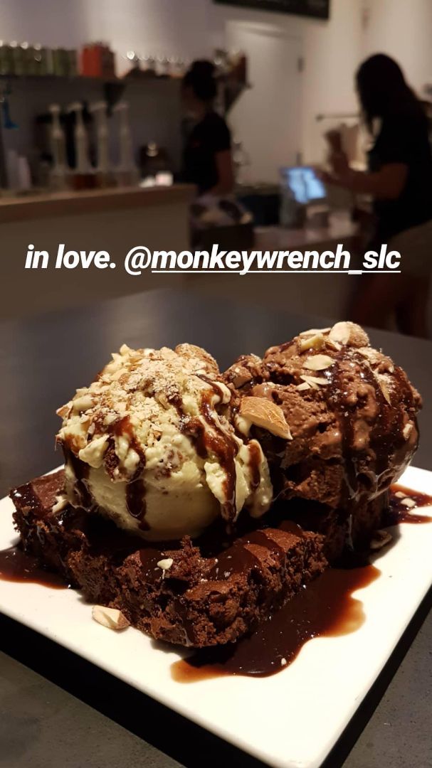 photo of MONKEYWRENCH Icecream On A Brownie shared by @tempsduverite on  01 Apr 2020 - review