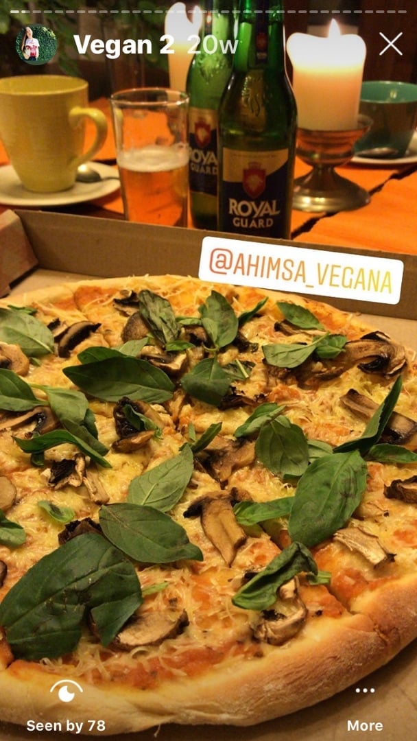 photo of Ahimsa, La Casa Vegana Pizza shared by @fabimirandav on  06 Feb 2020 - review