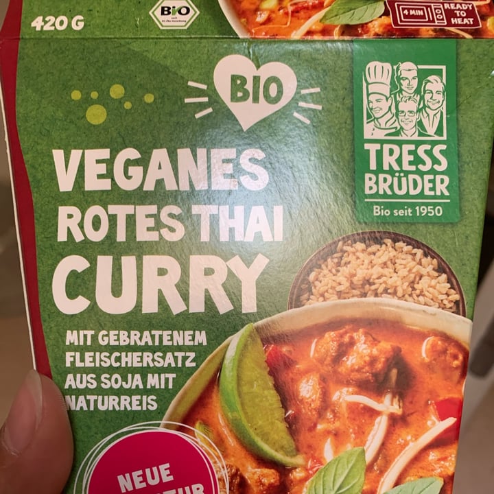 photo of Tress Brüder Veganes Rotes Thai curry shared by @giorgi18 on  23 Aug 2022 - review