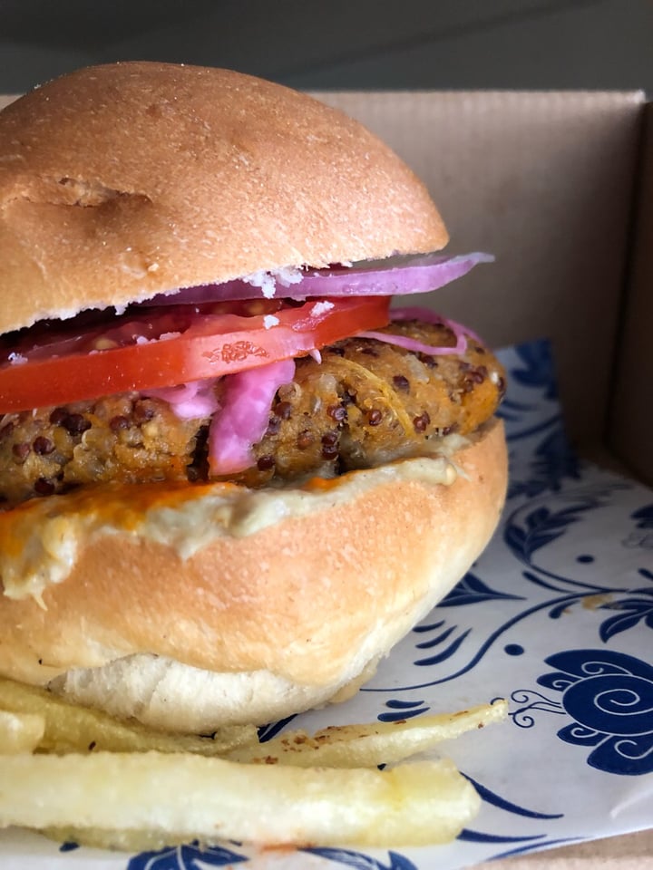 photo of Baba Ghanoush Vegetarian Restaurant Vegan Burger shared by @thefoodiecorner on  08 Jul 2019 - review