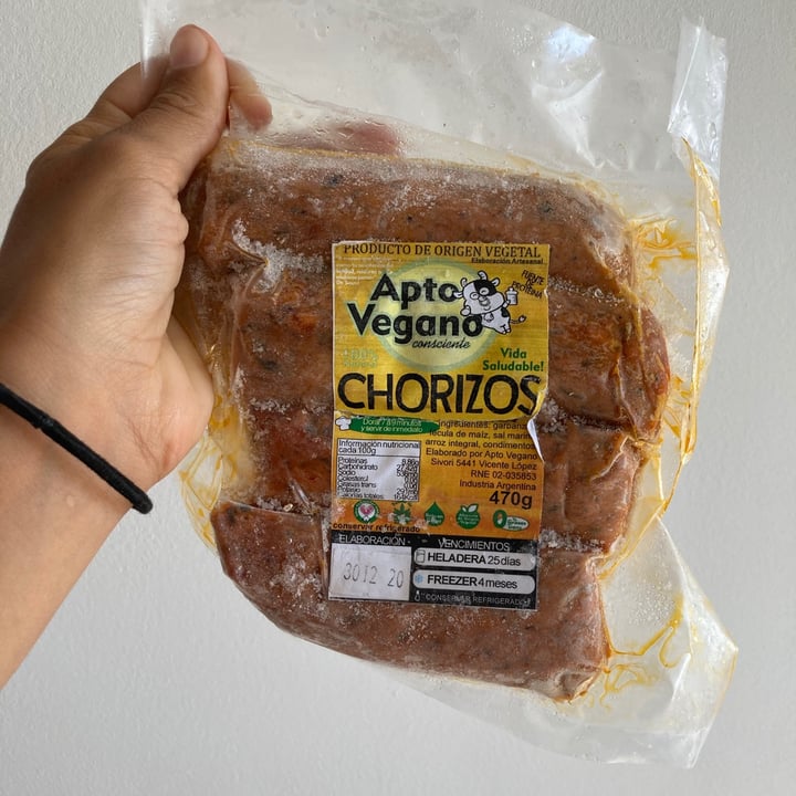 photo of Apto Vegano Consciente Chorizos shared by @camisuarezc on  24 Jan 2021 - review