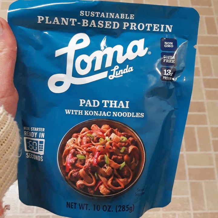 photo of Loma Linda Pad Thai with Konjac Noodles shared by @hannahamell on  10 Dec 2021 - review