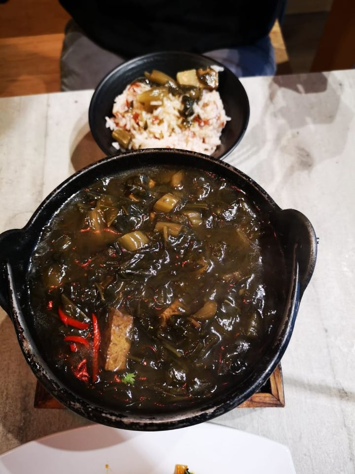 review photo of Nature Cafe Preserved vegetables with mock braised meat (mei cai kou rou) shared by @starzshells on 19 Jan 2019 - review