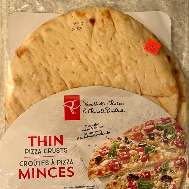 photo of PC President’s Choice Thin Pizza Crusts shared by @elisaz on  24 Mar 2022 - review
