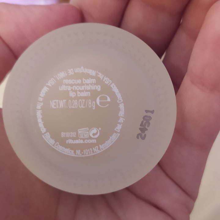 photo of Rituals Lip balm shared by @atramveggie on  29 Jun 2021 - review