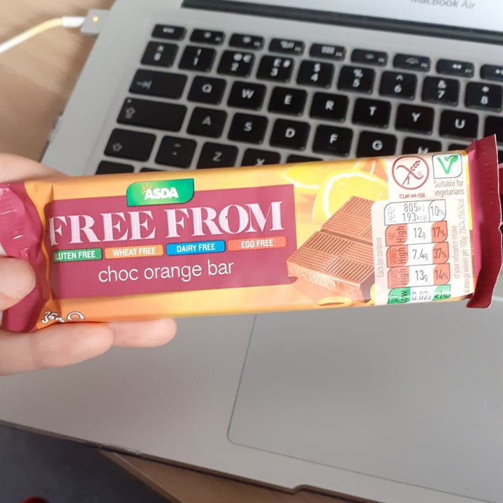 photo of ASDA Choc orange bar shared by @tillymjo on  11 Nov 2020 - review