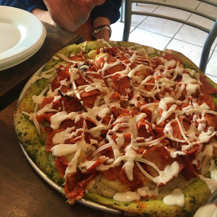 review photo of Salvaxe Pizza de chilaquiles y bistec shared by @valeiacr on 05 May 2020 - review