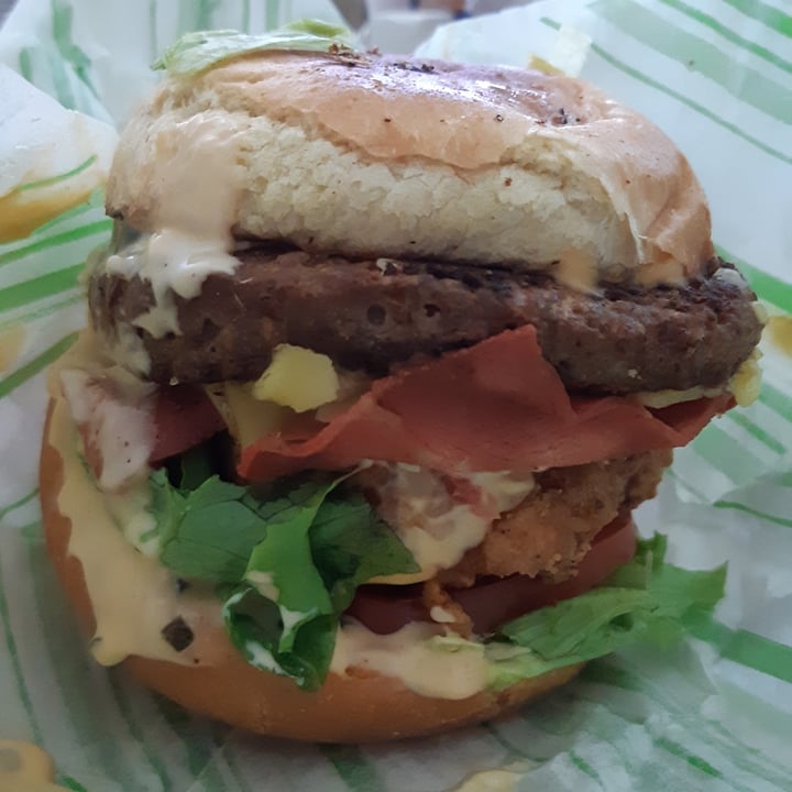 photo of Veg Out Plant Based Burgers & Shakes Veganonater Burger shared by @jenniferchou on  09 Sep 2022 - review