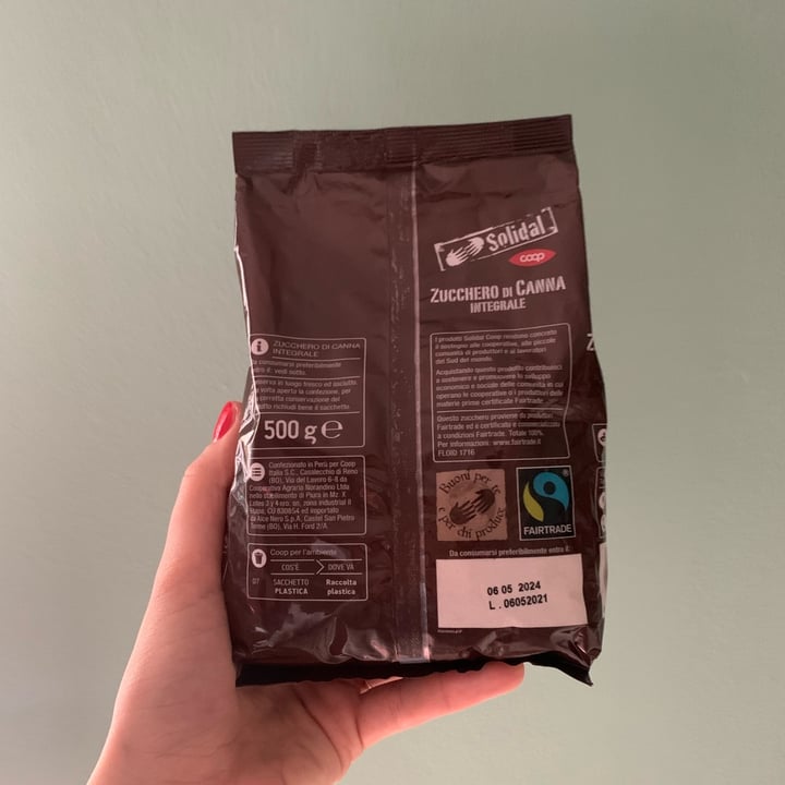 photo of Solidal coop Zucchero di canna integrale shared by @rachelepelle on  16 Mar 2022 - review