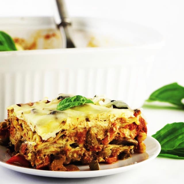 Foto do prato “Vegan Lasagna”