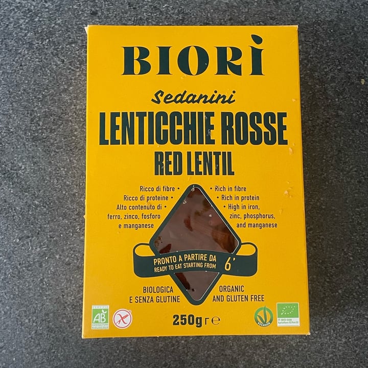 review photo of Biori Biori' Sedanini di Lenticchie Rosse Bio shared by @valebrown on 14 Mar 2022 - review