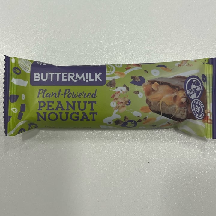 photo of Buttermilk Plant Powered peanut nougat shared by @fraulicia on  13 Nov 2022 - review