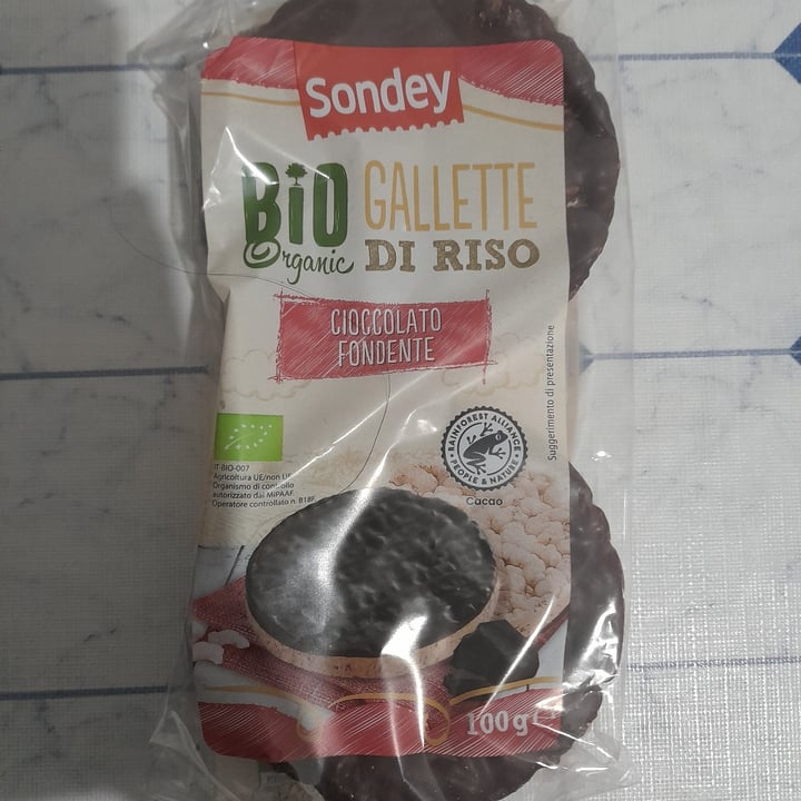 photo of Sondey Bio gallette di riso con cioccolato fondente shared by @yeonjunwi on  18 Oct 2022 - review