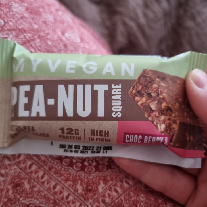 photo of MYVEGAN Pea-Nut Square- Choc Berry shared by @izzye on  12 Jun 2021 - review