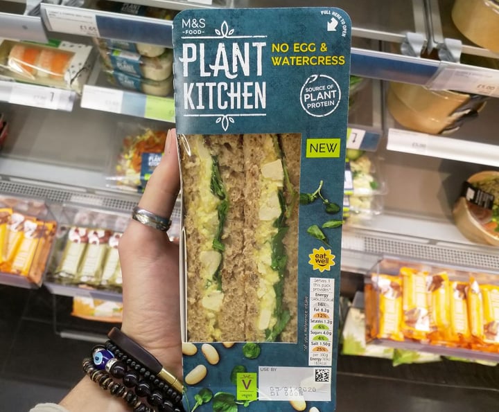 photo of Plant Kitchen (M&S) No Egg & Watercress shared by @matthewingate on  08 Jan 2020 - review