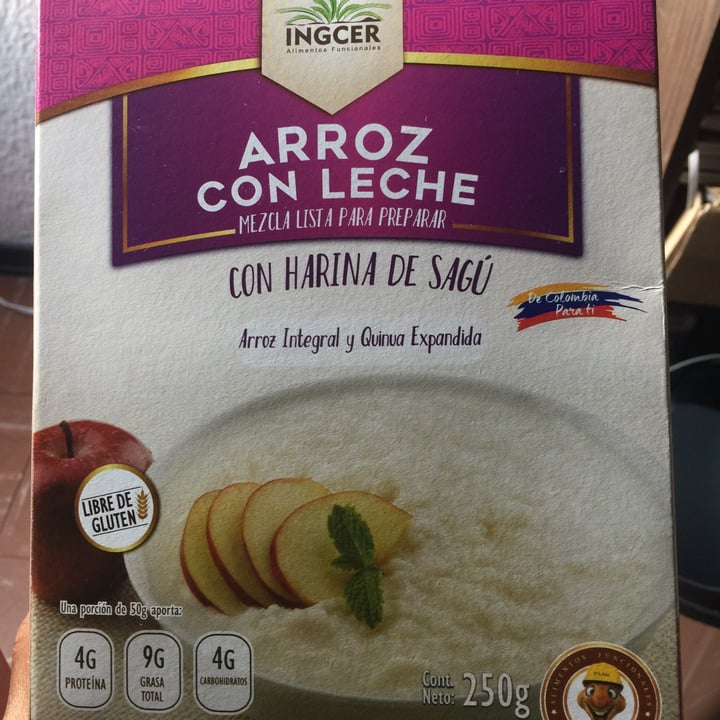 photo of INGGER Arroz Con Leche - Mezcla Lista Para Preparar Con Harina De Sagú, Arroz Integral Y Quinta Expandida shared by @nortega on  28 Dec 2020 - review