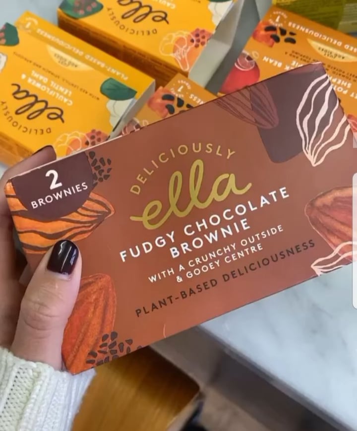 review photo of Deliciously Ella Fudgy Chocolate Brownie shared by @ashleighcoles on 24 Feb 2020 - review