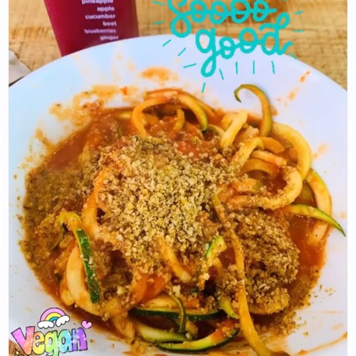 photo of Love Life Cafe Zucchini Noodles shared by @sangria on  03 May 2020 - review