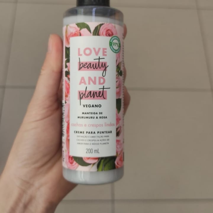 photo of Love Beauty and Planet Creme Para Pentear shared by @tafarelgrolli on  08 Jul 2022 - review